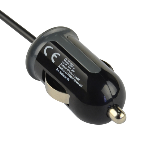 Mobiparts Car Charger Micro USB 2.1A Black, afbeelding 4
