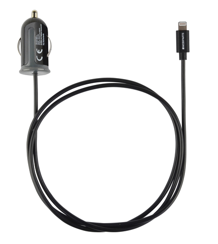 Mobiparts Car Charger Apple Lightning 2.4A Black, afbeelding 2