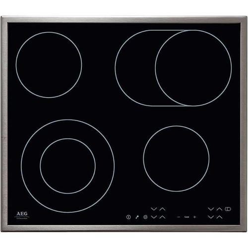 AEG 6630K-MN Black Built-in Ceramic hob 4 zone(s)