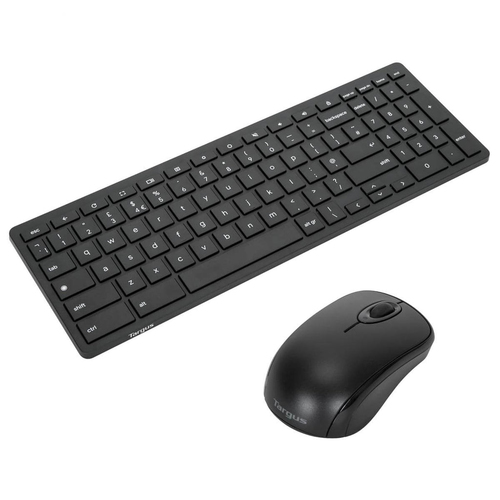 Targus BUS0422UK клавиатура Мышь входит в комплектацию Офисная РЧ беспроводной + Bluetooth QWERTY Американский английский Черный