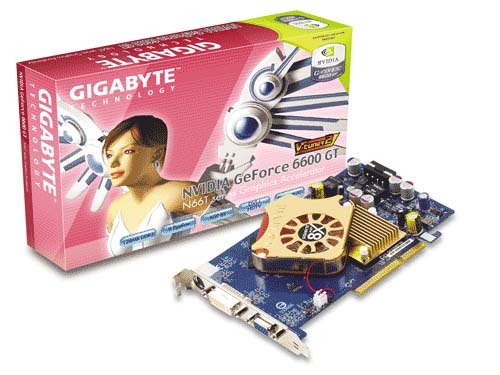 GIGABYTE GF6600GT PCI-E 256MB