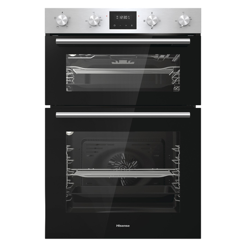 Hisense BID95211XUK Built In Electric Double Oven - Stainless Steel - A/A Rated, Stainless Steel - image 1