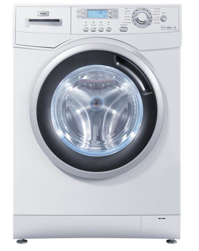 Haier HWD80-1482 washer dryer Freestanding Front-load White