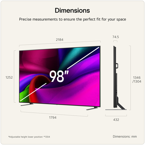 LG 98NU900B6LB.AEKQ TV 2.49 m (98") 4K Ultra HD Smart TV Wi-Fi – image 3