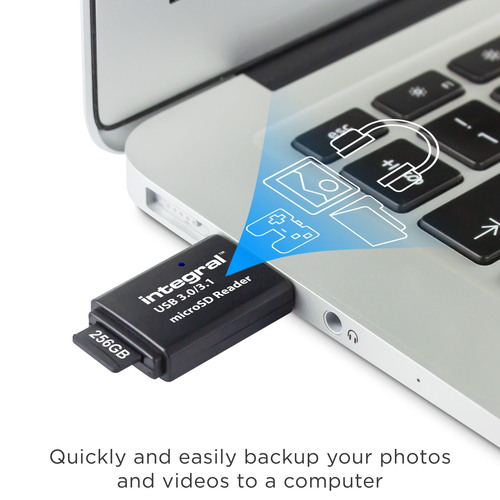 Integral USB 3.0 CARD READER SINGLE SLOT MICRO SD ETAIL – image 3