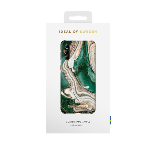 iDeal of Sweden Printed Case Galaxy S21Plus Golden Jade Marble