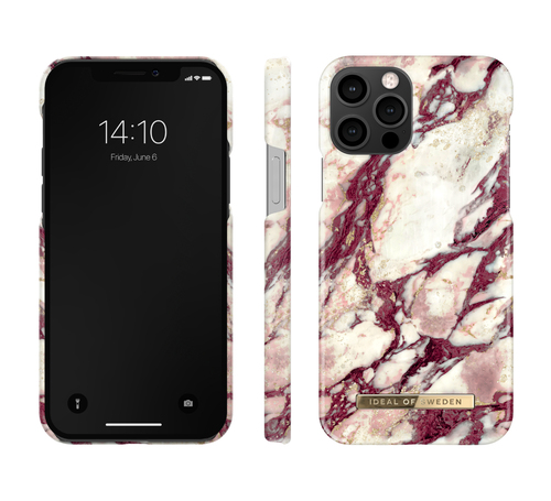 iDeal of Sweden Printed Case iPhone 12/12P Calacatta Ruby Marble – image 2
