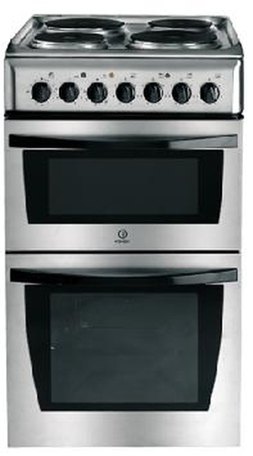 Indesit KD3E11XG cooker Freestanding cooker Gas Stainless steel