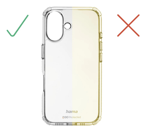 Hama Cover Apple iPhone 16e, iPhone 17e Transparant – Foto 9 van 11