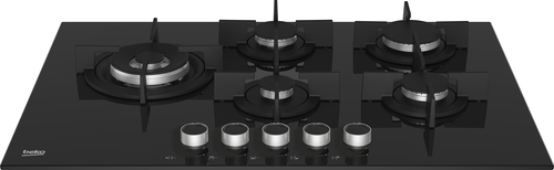 Beko 7712287640 hob Black Gas – image 3