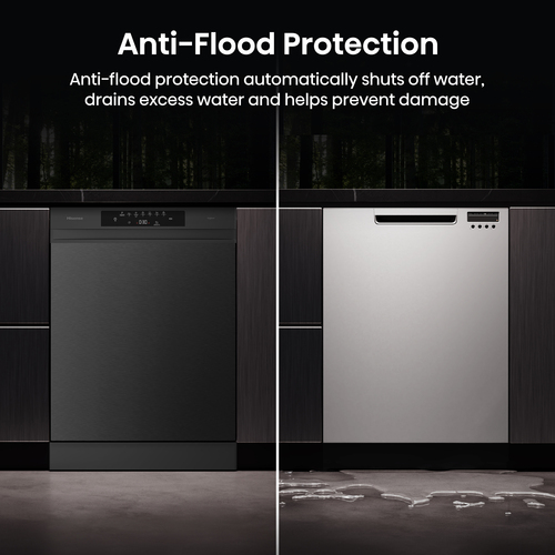 Hisense Hi4 HS642B90B Full Size Freestanding Dishwasher - Black Inox – image 9