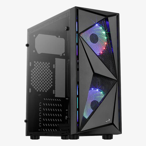 Aerocool Glider Tempered Glass Черный