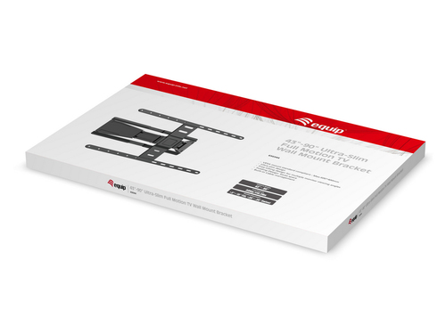 Equip wall mount 43"-90"/1TFT 50kg 1Gelenk Neigung zwart, afbeelding 6