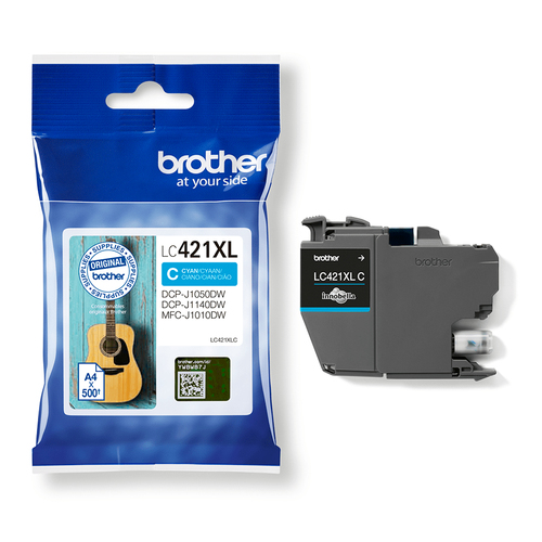 Brother LC421XLC Inkjet Cartridge High Yield Cyan LC421XLC - image 5