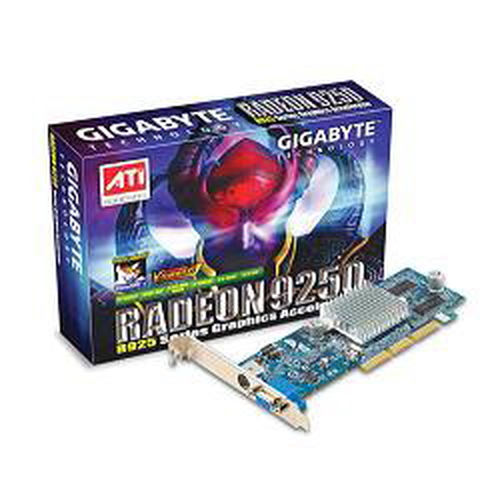 GIGABYTE Radeon 9250 AGP 8x LP 128MB 64bit VGA TV