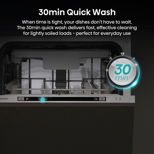 Hisense HV523C15UK Slimline Integrated Dishwasher – image 8