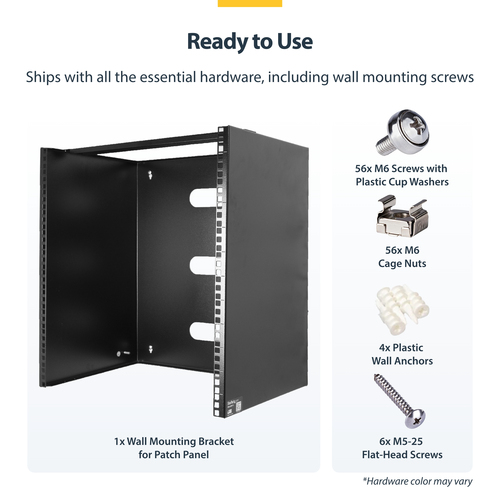 StarTech.com 14U Wall Mount Network Rack – image 9