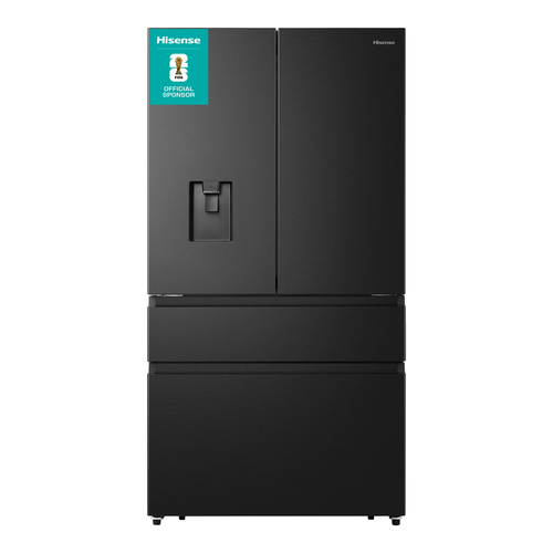 Hisense PureFlat RF749N4SWFE Total No Frost Multi-door American Fridge Freezer - Black / Stainless Steel - E Rated, Black - image 2