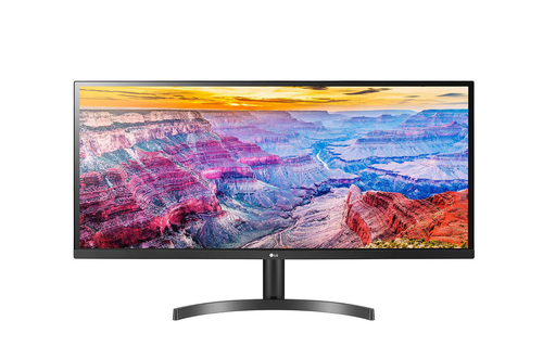 LG 34WL500 - Monitor LED - 34 - 2560 x 1080 UWFHD 75 Hz - IPS - 300 cd/m² - 10001 - HDR10 - 5 ms - 2xHDMI - 34WL500