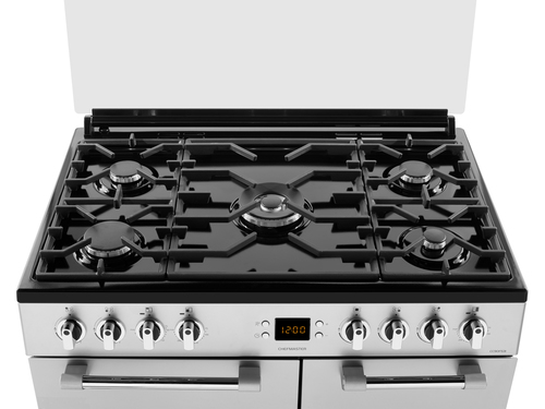 Leisure CC90F531S cooker Range cooker Electric Gas Silver – image 5