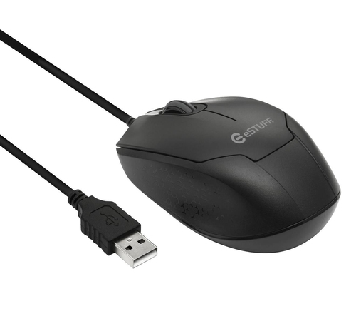 eSTUFF GLB213002 компьютерная мышь Офисная Для обеих рук Оптический 1200 DPI