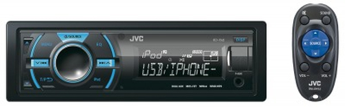 JVC KD-X40E car media receiver Black