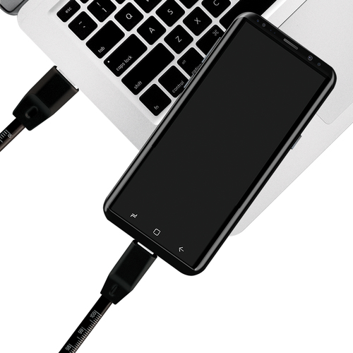 LogiLink USB 2.0 Kabel zu USB-C stekker, zwart, 1,0m, afbeelding 4