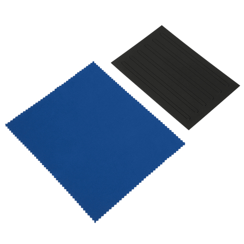 REPLACEMENT INSTALL KIT - BLACK - INCLUDES SIX MAGNETIC STRIPS CLEANING CLOTH IS