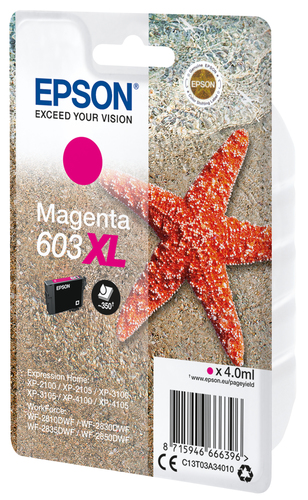 Original Epson 603XL Magenta Ink Cartridge - image 2