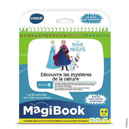 VTech MagiBook La Reine Des Neiges 2 - Decouvre Les Mysteres De La Nature