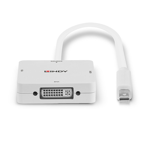 Lindy Mini DisplayPort 1.2 to HDMI. VGA & DVI-D Active Adapter Converter, afbeelding 4