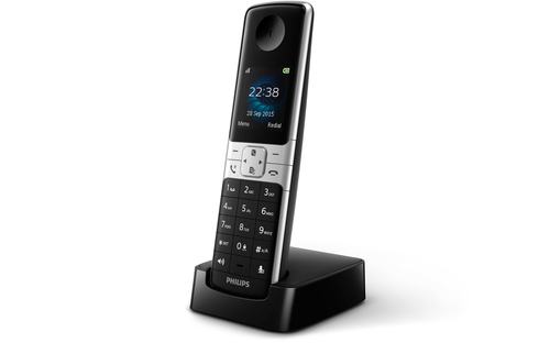Philips D6350B/12 telephone DECT telephone Caller ID Black, Silver