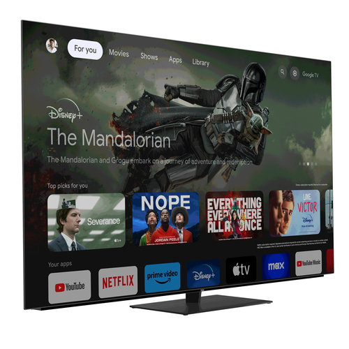 Haier H77C90EUX 195.6 cm (77") 4K Ultra HD Smart TV Wi-Fi Black 1000 cd/m² – image 2