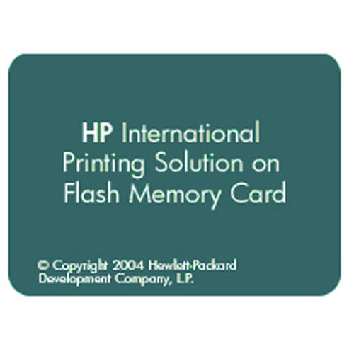 HP International Print Solution Flash Memory Card