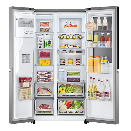 LG InstaView GSXV91PZAE side-by-side refrigerator Freestanding – image 3