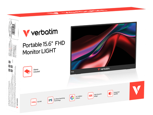Verbatim Portable 15.6" FHD Monitor LIGHT – image 6