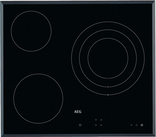 AEG HK623020FB Черный Встроенный 60 cm Керамический 3 зона(ы)