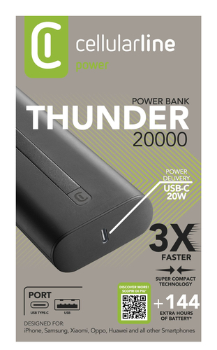 Cellularline Power Bank THUNDER 20000 – image 9