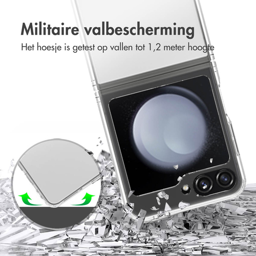 Accezz Xtreme Impact Backcover Samsung Galaxy Z Flip 6 - Transparant, afbeelding 2