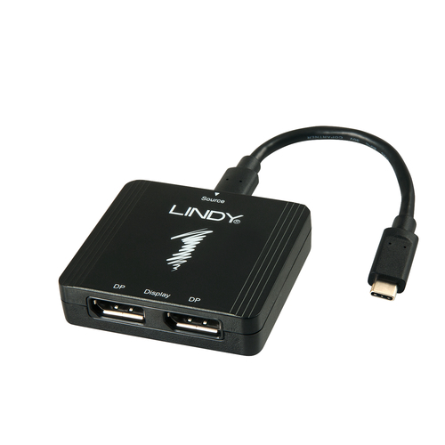 Lindy 43232 USB graphics adapter Black