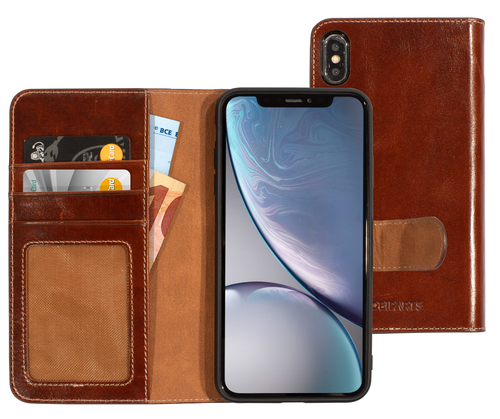 Mobiparts Excellent Wallet Case 2.0 Apple iPhone XS Max Oaked Cognac