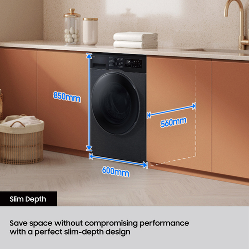 Samsung Slim Depth Washer Dryer Series 5 AI Energy 9KG & 5KG Black 9 kg - image 7