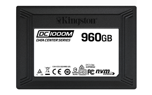 Kingston Technology DC1000M 960 GB 2.5" U.2 NVMe 3D TLC