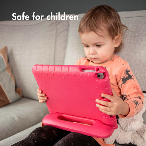 Accezz Kidsproof Backcover met handvat Samsung Galaxy Tab A9 Tablethoesje Roze, afbeelding 4