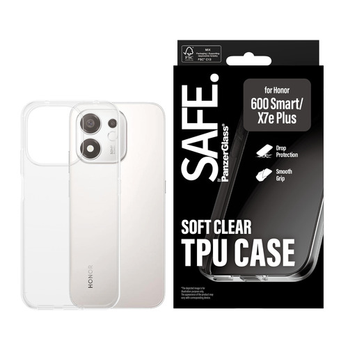 PanzerGlass SAFE. by PanzerGlass® TPU Case Transparent Honor 600 Smart | X7e Plus – image 2