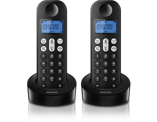 Philips D1212B/FR telephone Caller ID Black – image 3