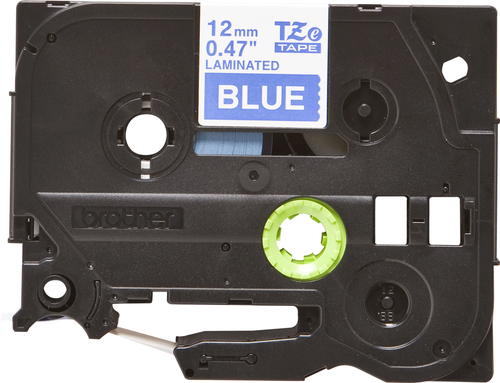 Brother P-touch TZe-535 12mm x 8m White On Blue Laminated TZE535 - image 2