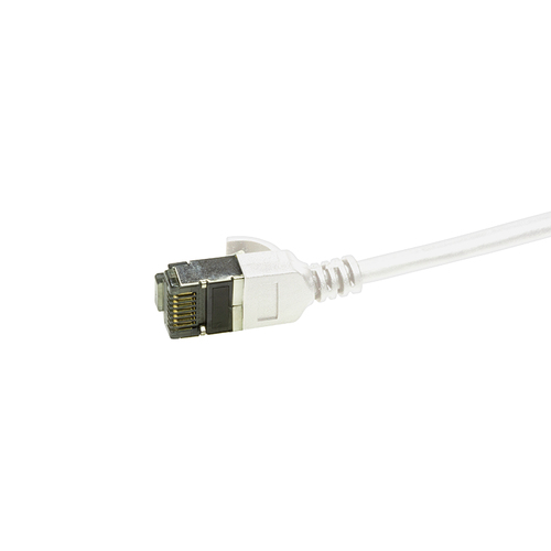LogiLink Patchkabel CAT6A STP TPE Slimeline wit 0,5m, afbeelding 3