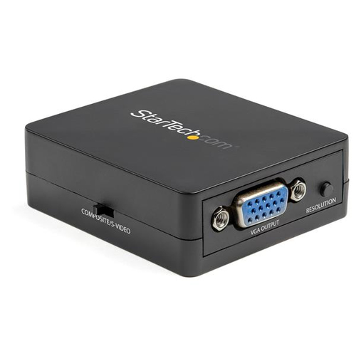 VID2VGATV3 ADAPTADOR CONVERSOR DE VIDEO COMPUESTO / S-VIDEO A VGA - 1080P UPC 0065030882606