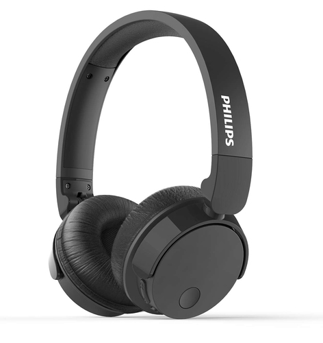 TABH305BK/00 Philips BASS TABH305BK - Auriculares con diadema con micro - en oreja - Bluetooth - inalámbrico - cancelación de sonido activo - negro